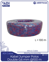 [P2-0.6-100] Kabel Jumper Polos - Double 0,6 mm @100 m